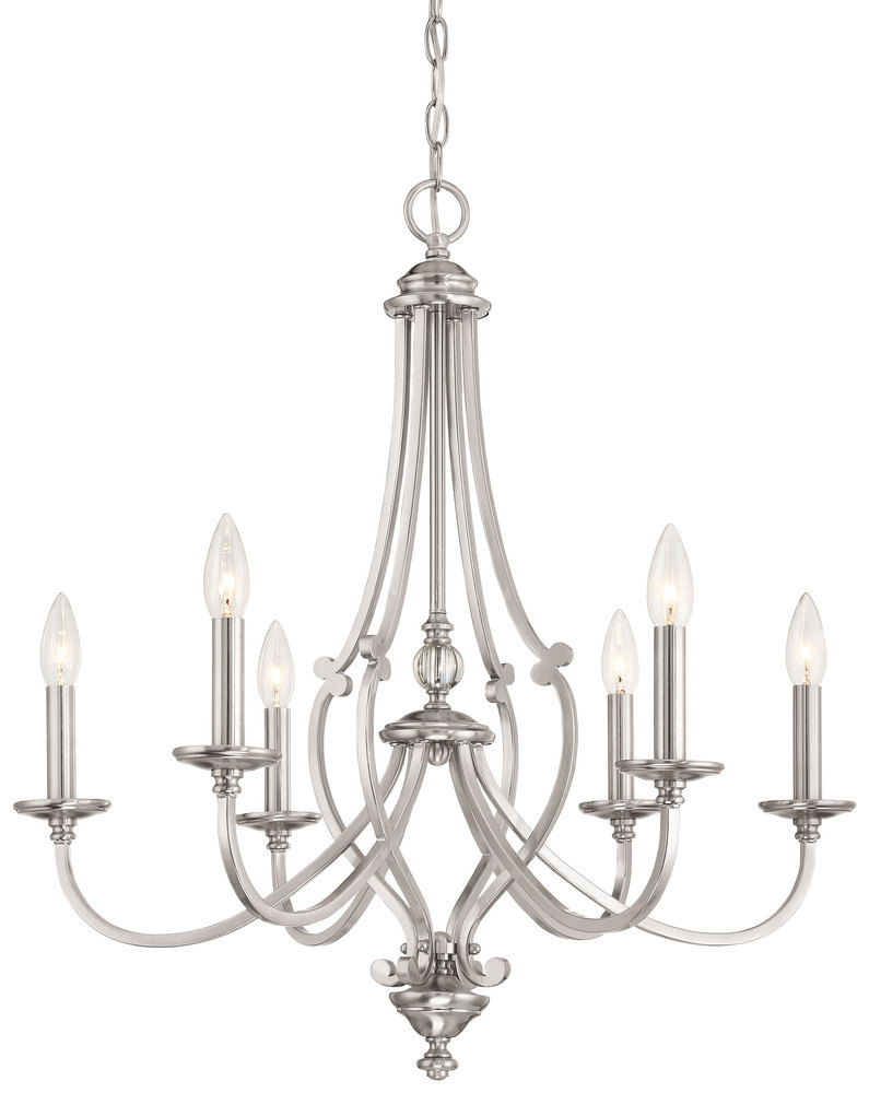 SAVANNAH ROW - 6 LIGHT CHANDELIER