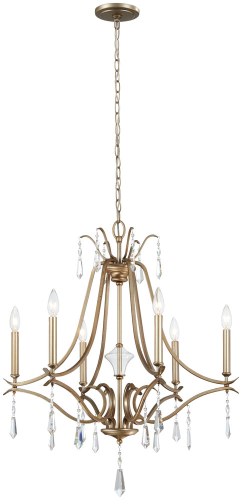 LAUREL ESTATE - 6 LIGHT CHANDELIER