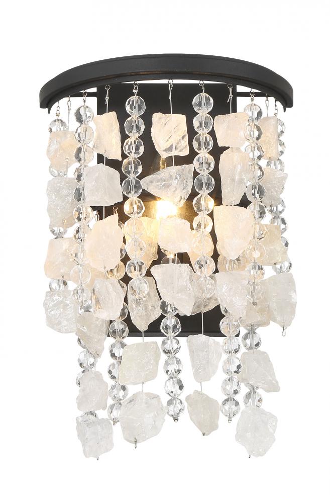 SHIMMERING ELEGANCE - 1 LIGHT WALL SCONCE