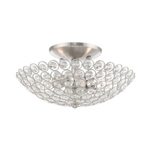 Livex Lighting 40441-91 - 2 Lt Brushed Nickel Ceiling Mount