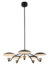 Kalco 513671BWB - Redding 5 Light LED Chandelier