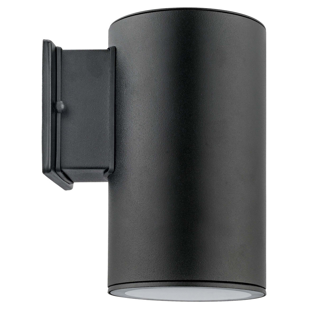 1 LT Outdoor Wall Light w/ Black Finish & Acrylic Diffuser