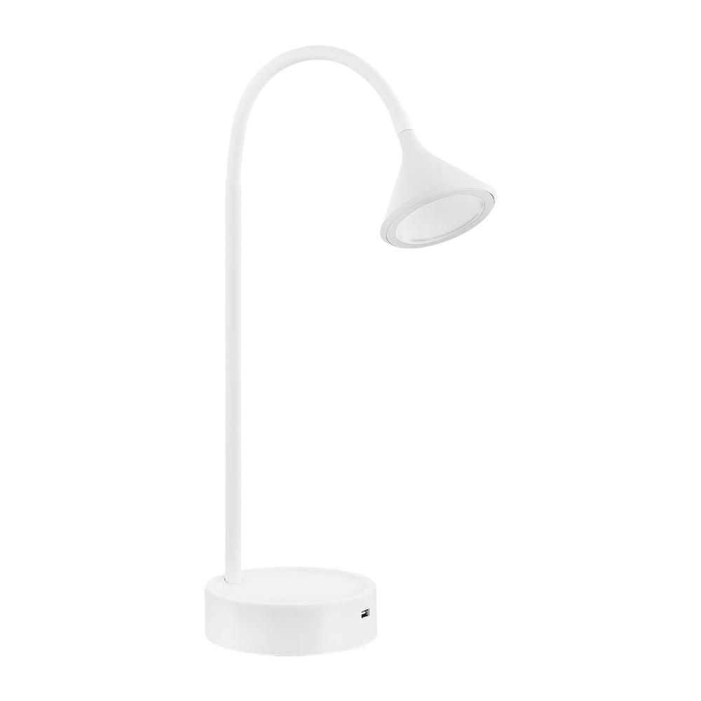1 LT Led Table Lamp w/ Matte White Finish