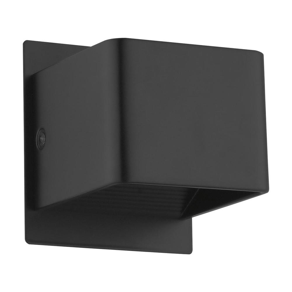 1 LT LED Wall Light w/ Matte Black Finish