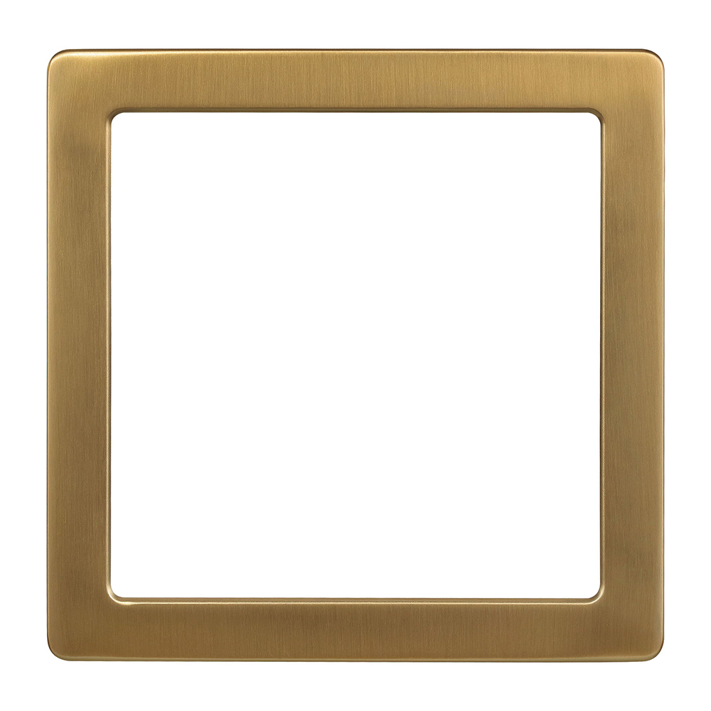 12" Brushed Gold Square Magnetic Trim For Trago