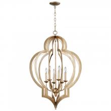 Cyan Designs 05972 - Vertigo Chandelier Silver Leaf - Medium