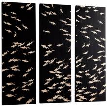 Cyan Designs 07519 - Tiburon Wall Art Black