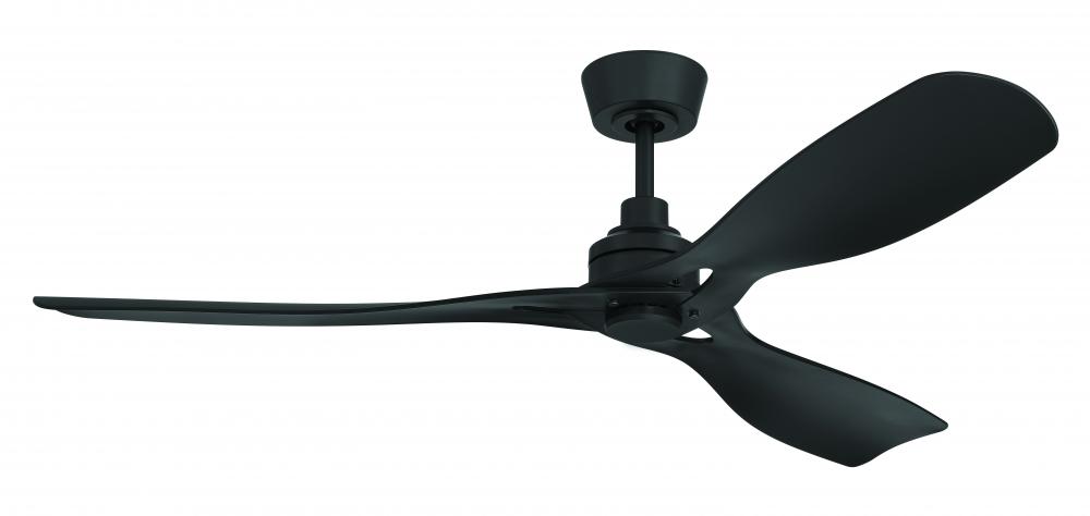 52" Amigo in Flat Black w/ Flat Black Blades