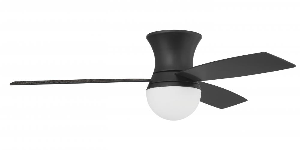 52" Hugger Ceiling Fan w/Wi-Fi, DC Motor, Blades, LED Light Kit