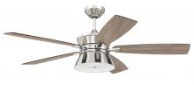 Craftmade DMK52PLN5 - 52" Ceiling Fan w/Wi-Fi, DC Motor, Blades, LED Light Kit