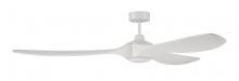 Craftmade EVY72W3 - 72"  Ceiling Fan w/DC Motor, w/Blades & LED Light Kit, Damp Rated