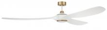 Craftmade EVY84WSB3 - 84"  Ceiling Fan w/DC Motor, w/Blades & LED Light Kit, Damp Rated