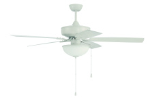 Craftmade OP211W5 - 52" Outdoor Pro Plus Ceiling Fan w/Blades & LED White Bowl Light Kit