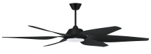 Craftmade ZOM66FB6 - 66" Ceiling Fan w/DC Motor, Blades, LED Light Kit, Damp Rated