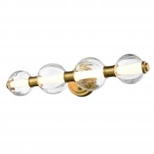 DVI DVP34943BR-PUC - GLIMMER 24" VANITY/SCONCE, BR W/PUMPKIN