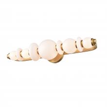 DVI DVP48143BR-TO - CORSAIR 24" SCONCE/VANITY, BRASS W/TRUE OPAL