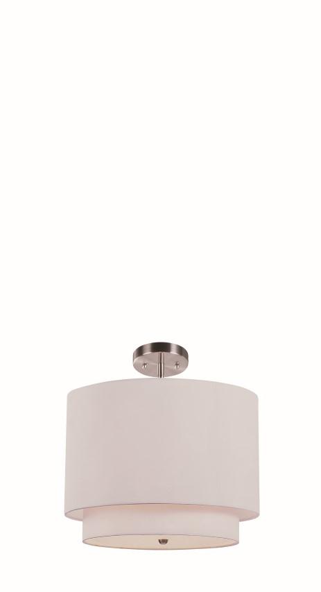 3LT PENDANT-15"" DOUBLE SHADE-