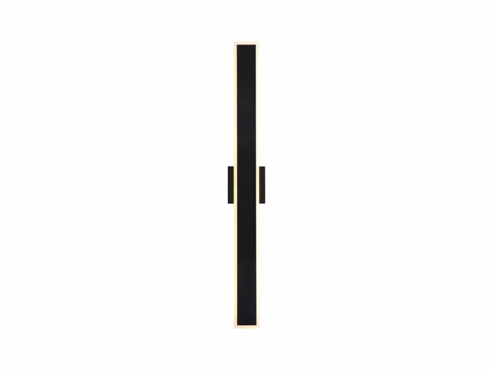 Obsidian LED 36" Wall Sconce - Outdoor in Sand Black