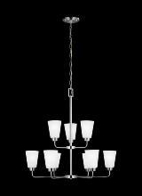 Generation Lighting 3115209EN3-05 - Kerrville Nine Light Chandelier