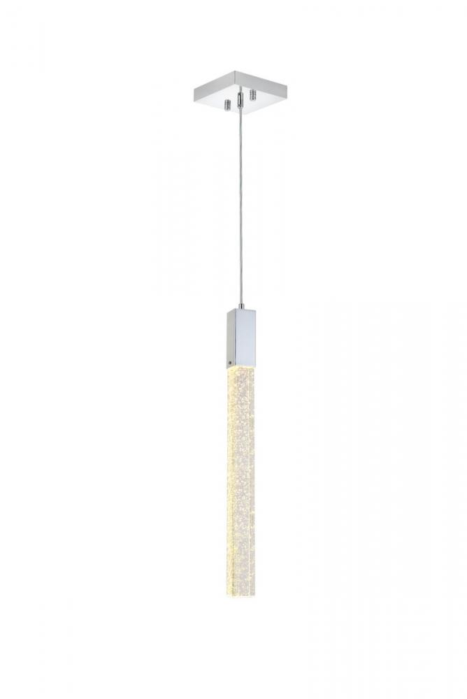Weston 1 light pendant in chrome