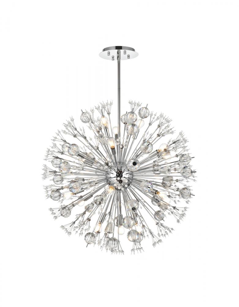 Hanging D32"H32"L18 Chrome