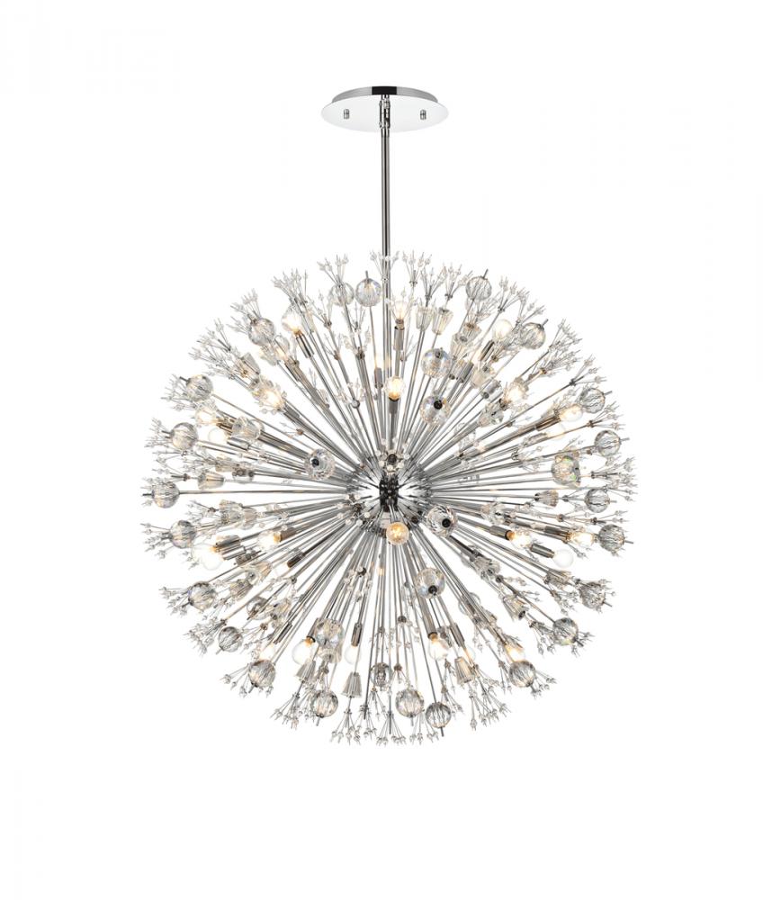 Hanging D44"H44"L32 Chrome