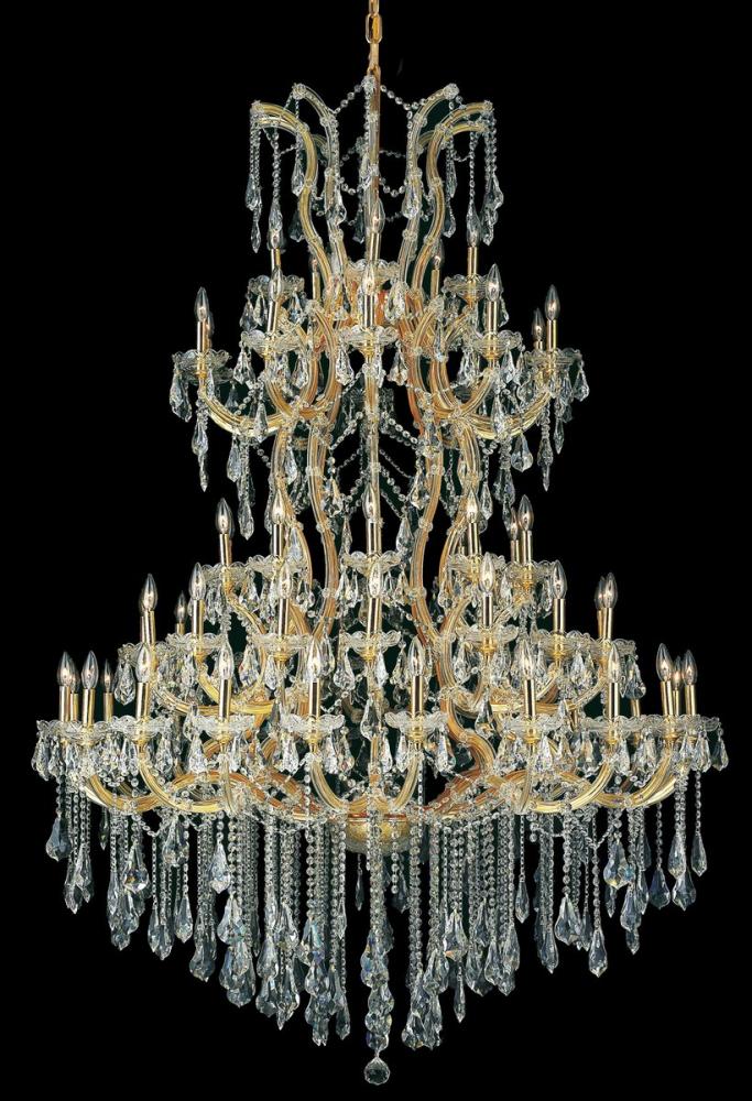 Maria Theresa 61 light Gold Chandelier Clear Royal Cut Crystal