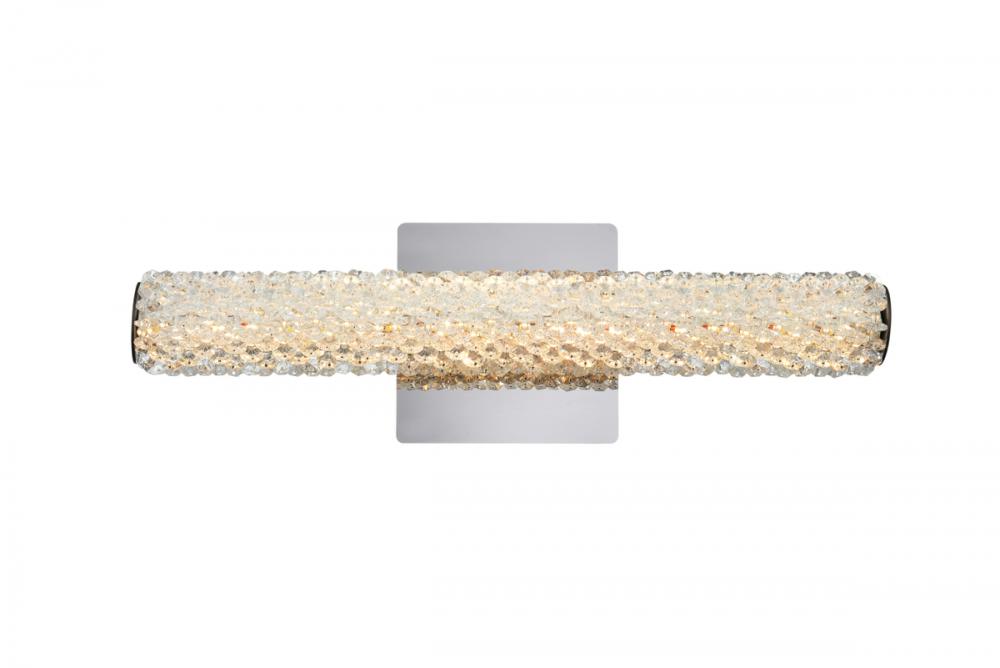 Bowen Wall Sconce W18" H5.5" E4.5" LED 10W DIM 3CCT  Chrome
