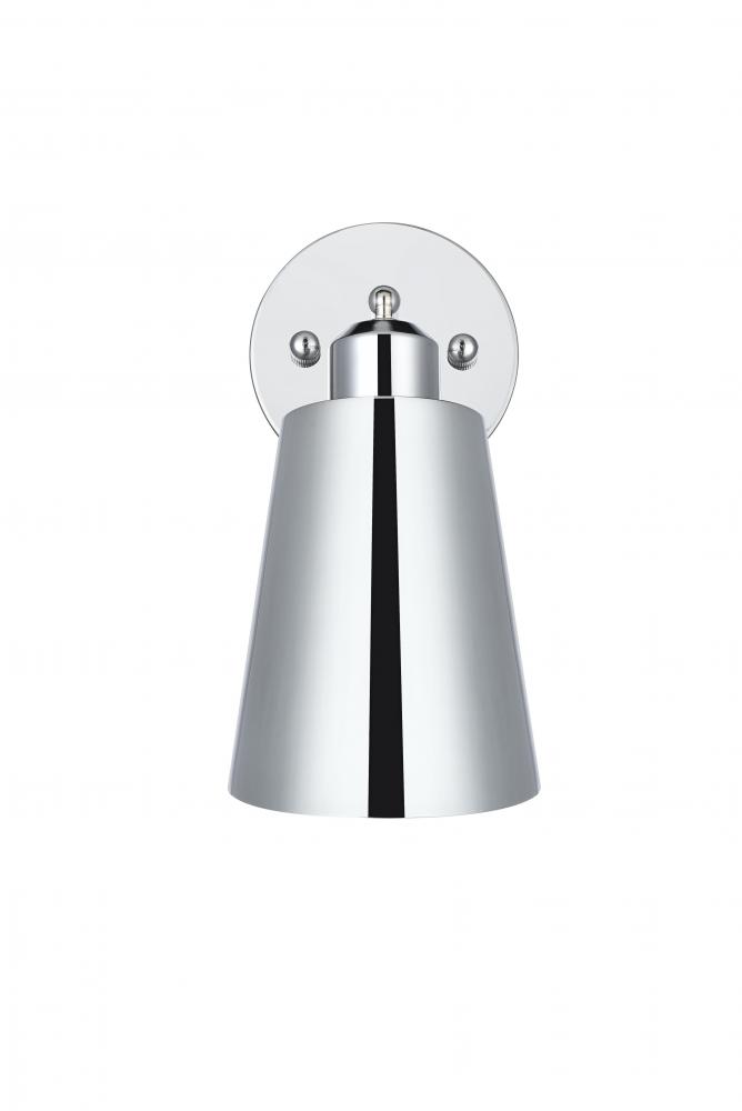 Halycon Wall Sconce W5"E8.6"H10.6" Chrome