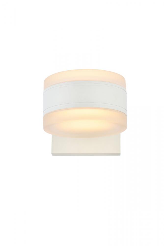 LED Wall Sconce D5''E6.5''H5.5'' White