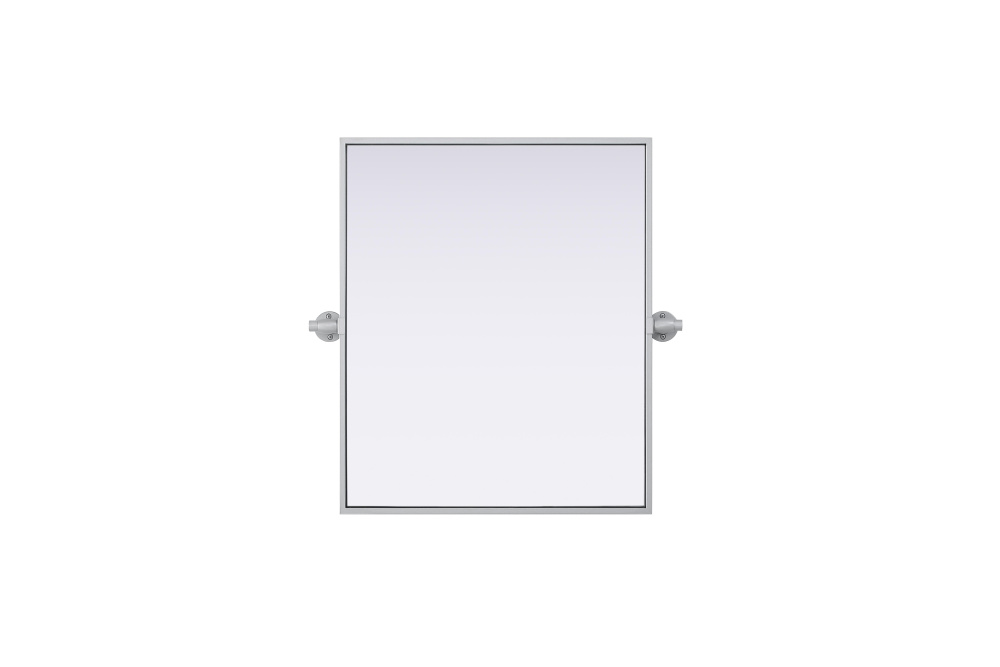 Amoura 20x24 Pivot Mirror in Silver