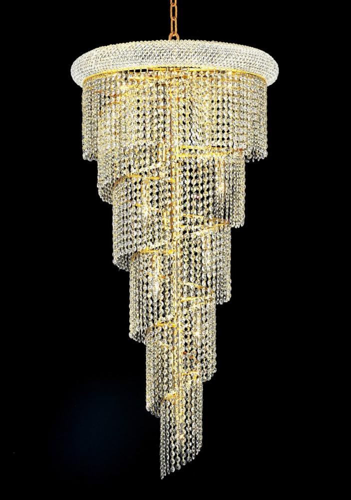 Spiral Hang No Neck D22"H48"L18 GD RC