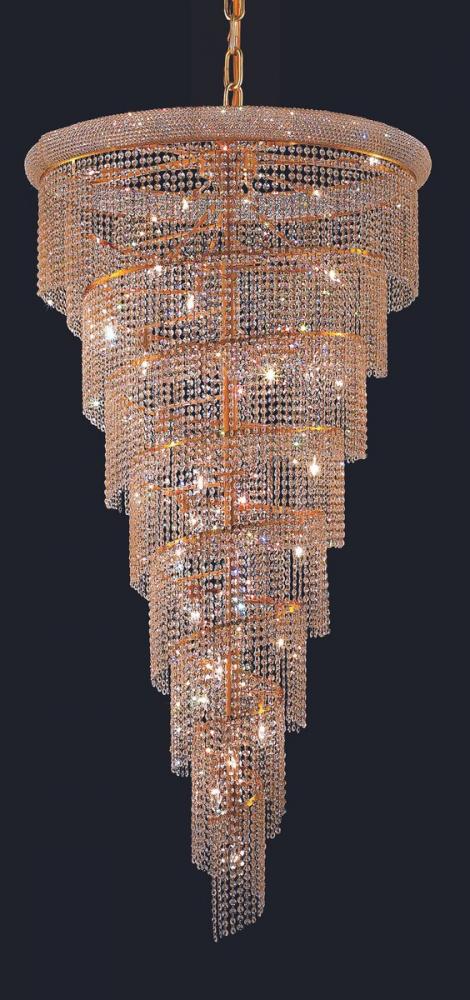Spiral Hang No Neck D36"H65"L26 GD RC
