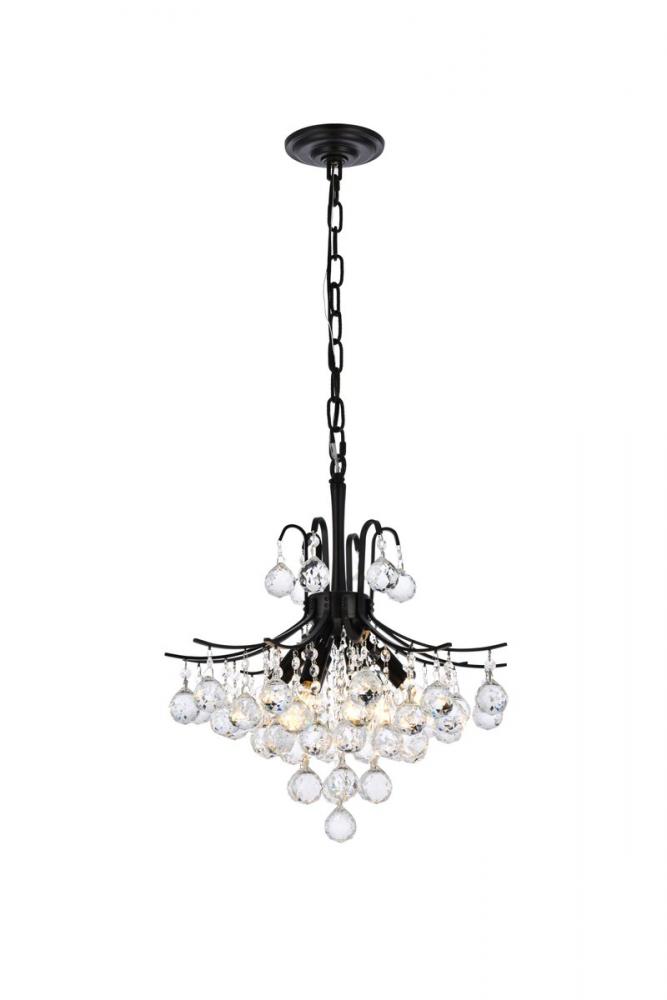 Toureg 6 light Gold Pendant Clear Royal Cut Crystal
