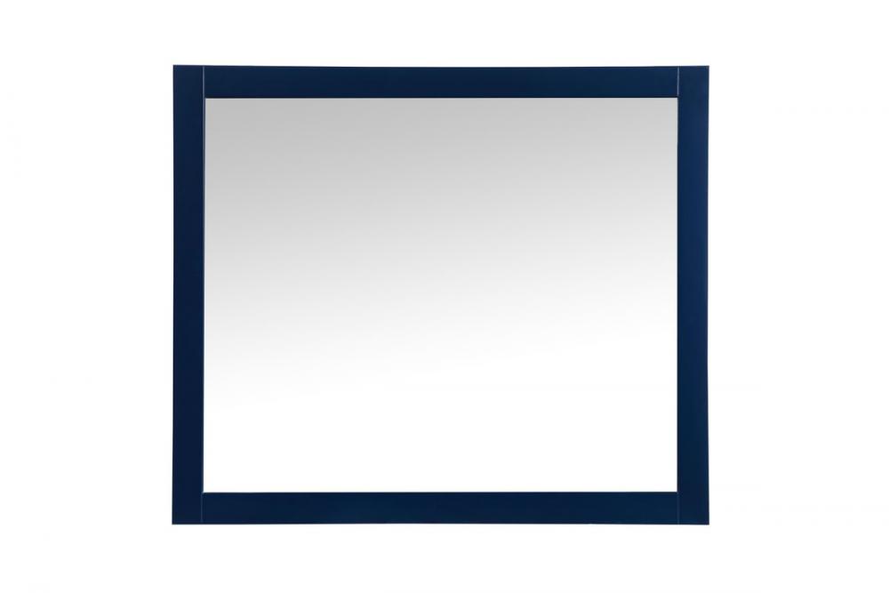 Aqua vanity mirror 42x36 inch in blue