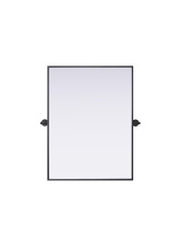 Elegant MR6H2432BLK - Amoura 24x32 Pivot Mirror in Black