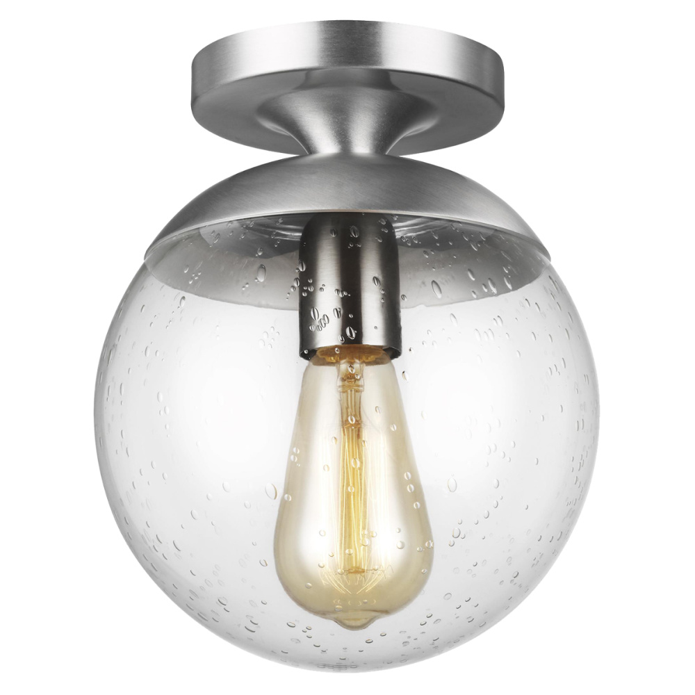 Leo - Hanging Globe One Light Wall / Ceiling Semi-Flush Mount