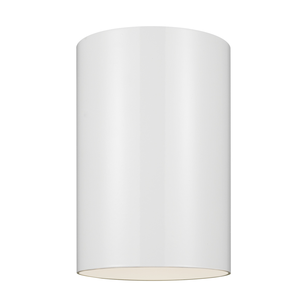 Outdoor Cylinders Small LED Ceiling Flush Mount