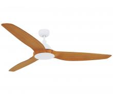 Beacon Lighting America 211011010 - Lucci Air Type A White and Teak 60-inch DC Ceiling Fan