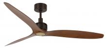 Beacon Lighting America 212917010 - Lucci Air Viceroy Oil Rubbed Bronze and Dark Koa 52-inch Ceiling Fan