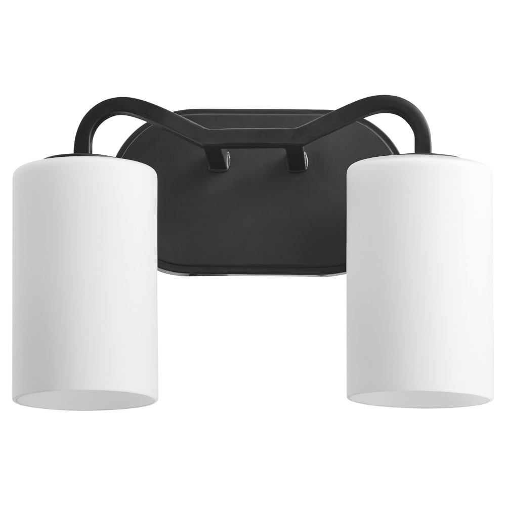 RUTHERFORD 2 LIGHT VANITY - MATTE BLACK